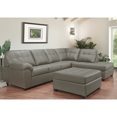 Yarber Upholstered L-Shaped Sectional Right Hand Facing