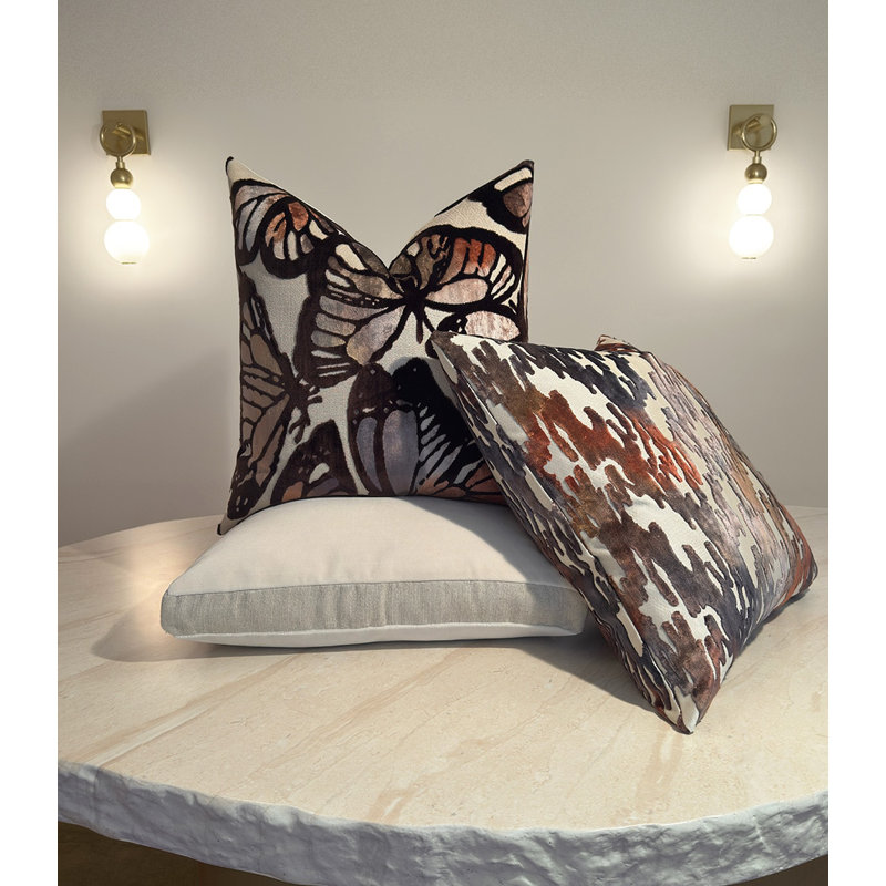 Milkweed Square Pillow Cover & Insert, 22"H x 22"W