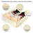 4Pcs Foldable Drawer Organizers, Closet Sock Underwear Organizer, Beige