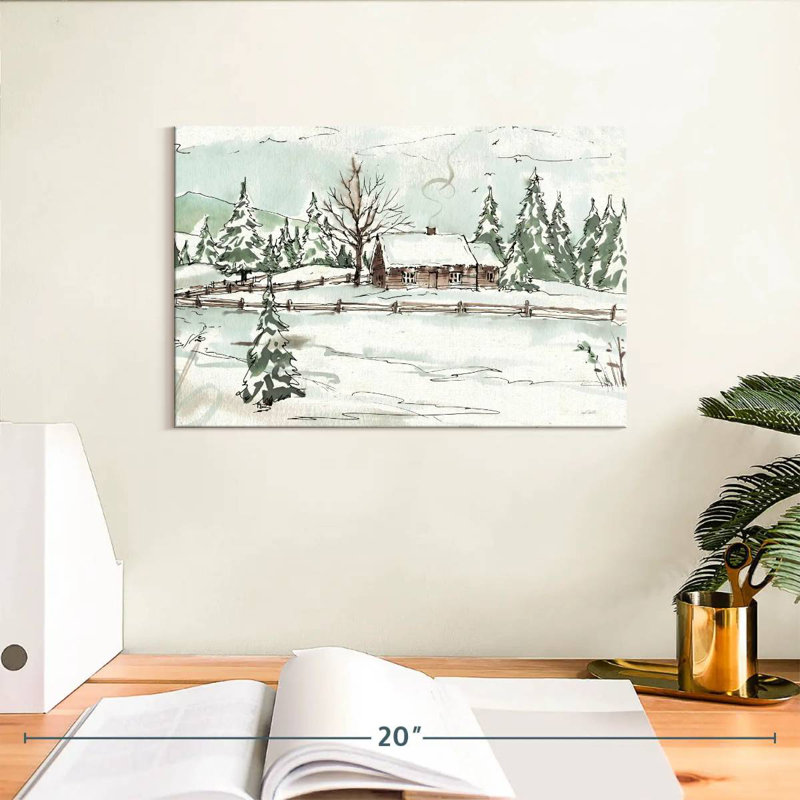 Alvord Cozy Winter Wonderland, H 8 po x l 12 po
