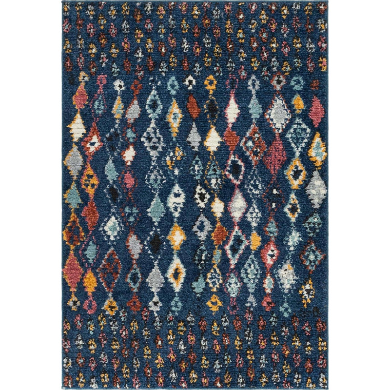 Victorville Abstract Indoor Rug, Rectangle 4' x 6'