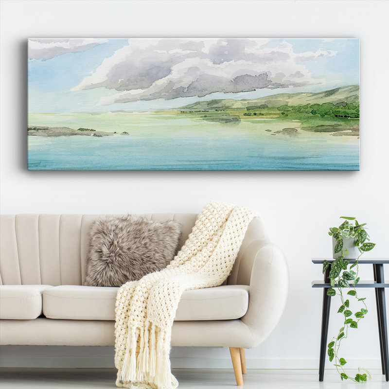 Clear Lagoon I sur impression sur toile, H 8 po x l 20 po x P 1,5 po