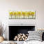 Automne, arbres jaunes sur toile-395537495