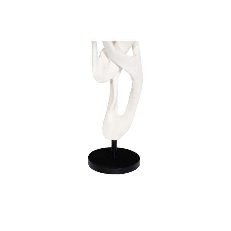 Cast Dancing Sculpture, Passé, Faux Bleached