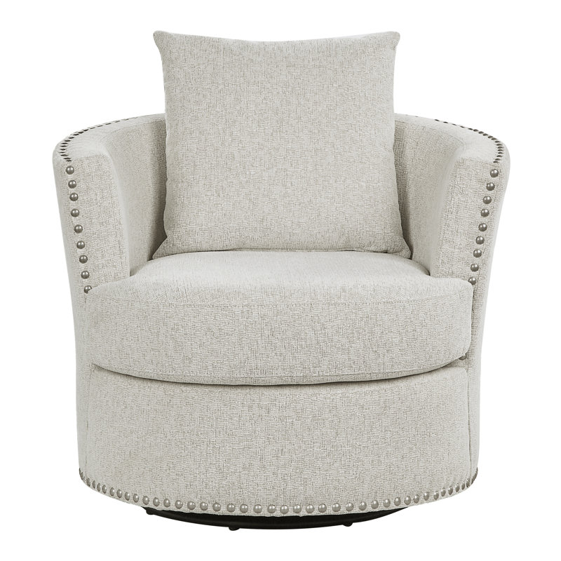 Chaise Prendergast, Chenille beige Mahir