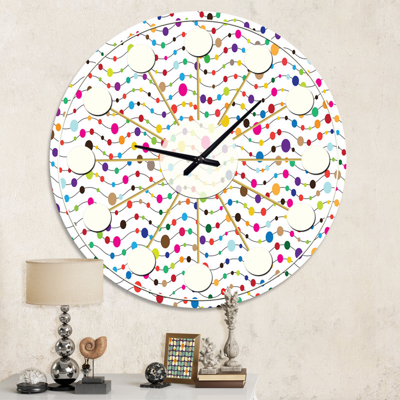 Horloge murale Mid-Century, Moyenne
