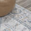 Tapis gris clair / bleu Brandy Rustic Border-447230872