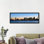 «City horizon» et un pont au crépuscule, Bay Bridge, San Francisco, Californie, États-Unis 2010 par Panoramic Images - Reproduction d'art sur toile de la galerie panoramique