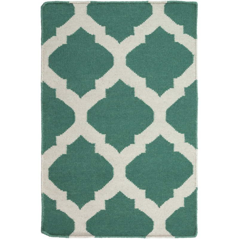 Kramer Wool Geometric Indoor Rug, Rectangle 2' x 3'