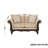 Halima Carved Wood Frame Loveseat-2013640243