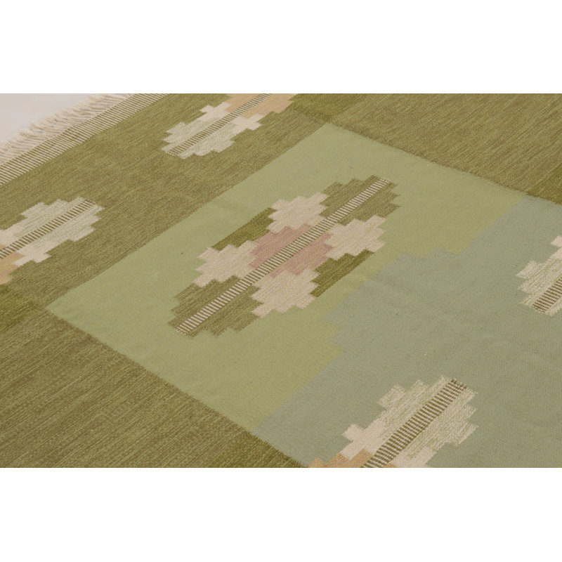Cotton and Wool Area Rug
