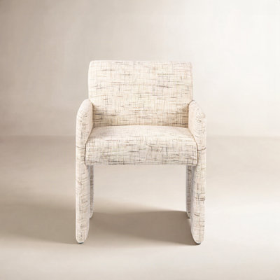Leny Genuine Leather Dining Armchair