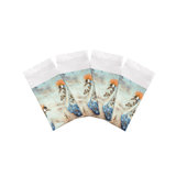 Crested Crane Cotton Sateen Dinner Napkins