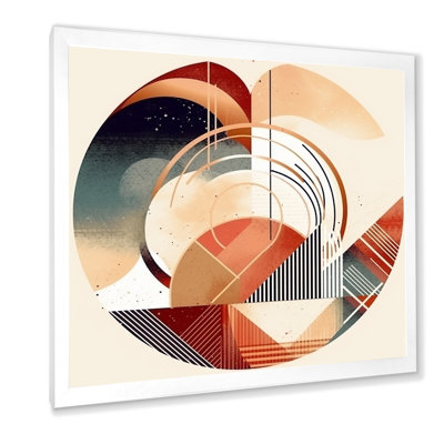 Minimal Boho Landscape in Retro Earth Tones - Print