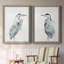 Blue Heron I - ensemble de 2 reproductions d'art sur toile encadrées-595298004-595298007