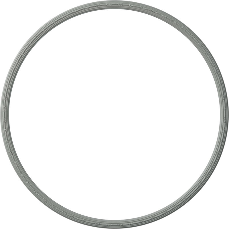 Ensemble d'anneaux de plafond Medea, H 64 po x l 64 po, Paquet de 4 (forme un cercle complet)