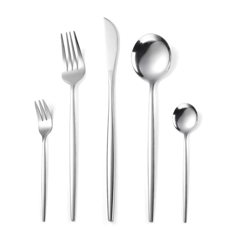 Ensemble de couverts en acier inoxydable ClaudiaG Collection, Argent