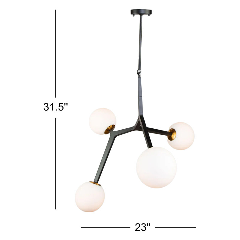Luminaire suspendu à 4 lumières Ravello