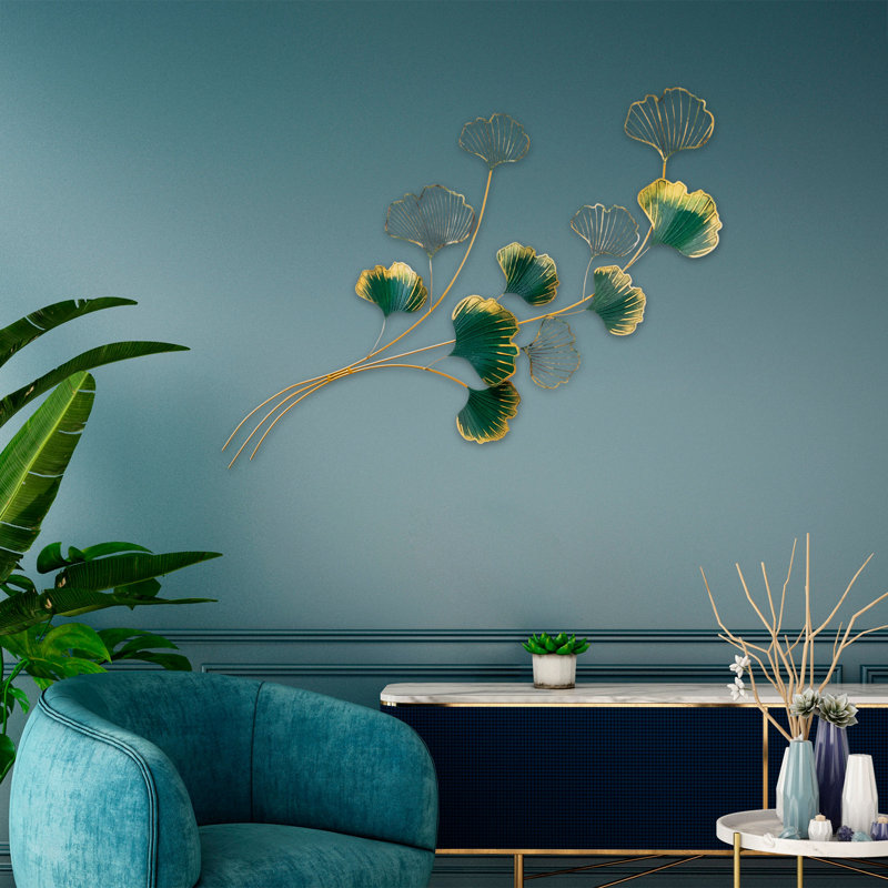 Hand-Painted Decorative Metal Wall Accessory, 47.2 x 1.6 x 39.4 inches | 100% Metal Construction (Thickness: 0.05 inches) | Unique Design with Easy Wall Mounting | Lightweight at 3.1 lbs | Perfect for Home Decor & Art Lovers