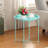 Annaleese Small End Table Set Foldable Tray X-shaped Cross Leg Side Table-1967426583