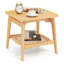 Table d'appoint en bambou Boho