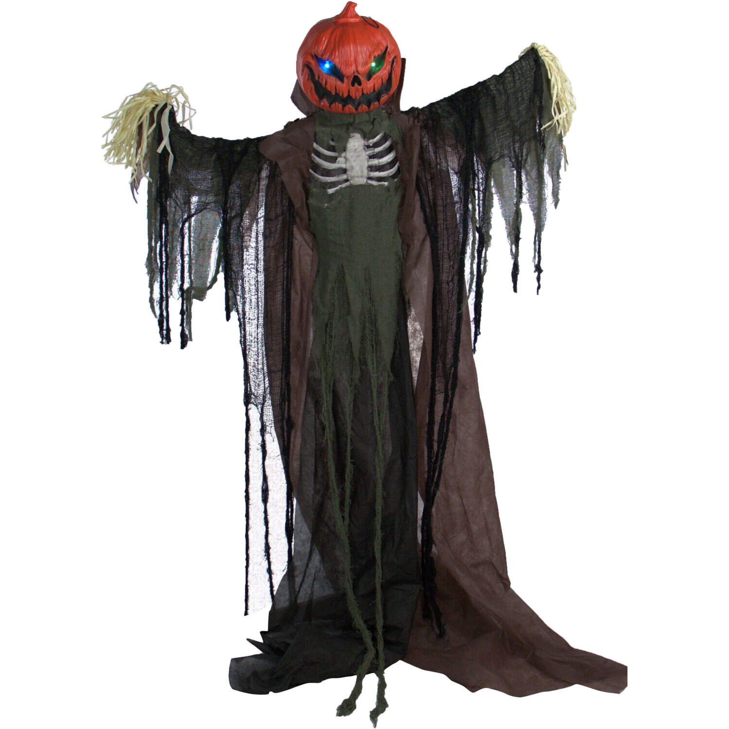 The Holiday Aisle® Life-Size Animatronic Scarecrow Figurine & Reviews ...