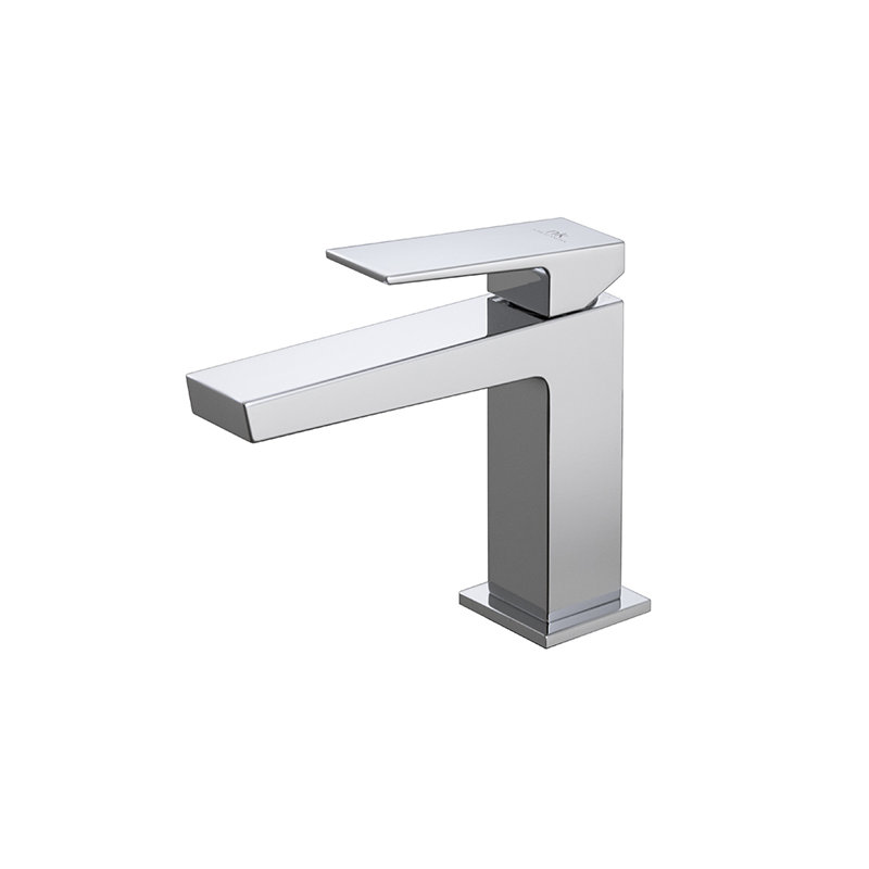 Square Single Control Lavatory Faucet, Chrome