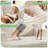 Boneless 59.1" Wide No Assembly Needed Sleeper Loveseat Sofa, 2 - Seater Foam Couch Bed Set Of 2-1200564711