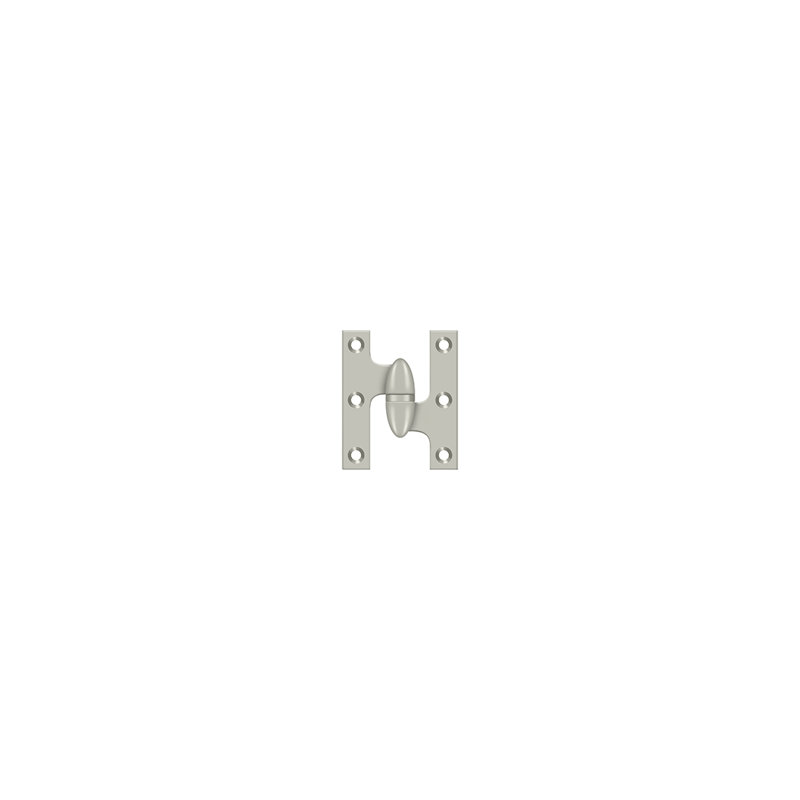 Hinge, Brushed Nickel, Right Hand