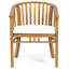 Ensemble repas d'extérieur 6 places en bois d'acacia avec coussins