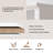2 Tiers 30" Bookcase, Home Office Storage Floor Standing Bookshelf with Adjustable Shelf-1436224274-1436224277