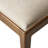 Upholstered Back Side Chair in Beige