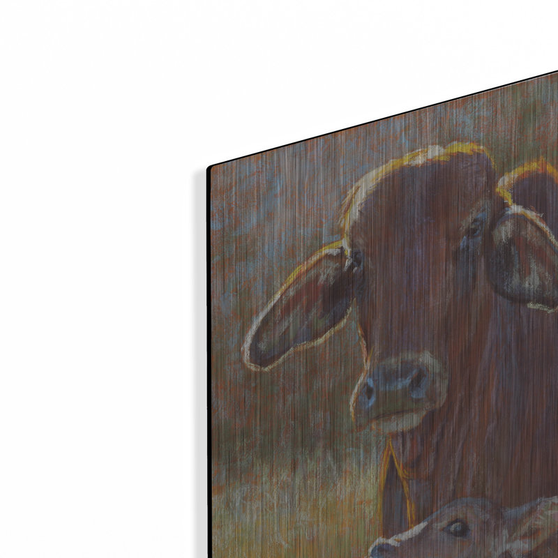 Luxe métal Art «In Mama's Shadow» par Rita Kirkman, «Luxe Metal Art» In Mama's Shadow »par Rita Kirkman, null