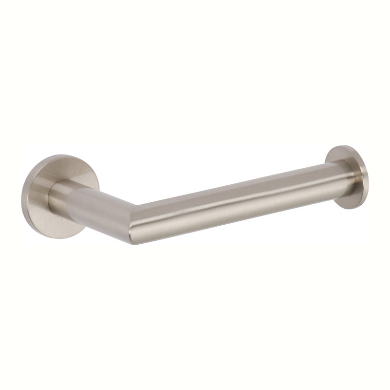 Kubic Open Toilet Paper Holder, Stain Nickel