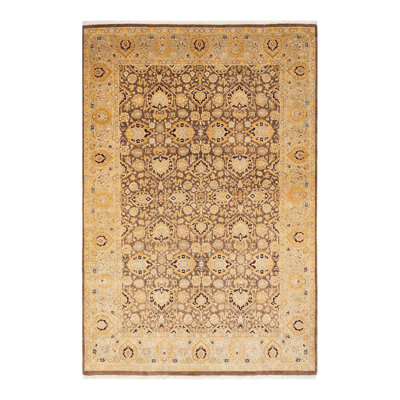 Sidea One-of-a-Kind 6' 2" X 9' 1" 2000s Wool Area Rug in Brown