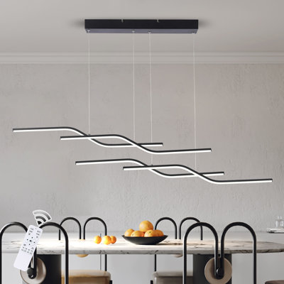Lorisa 4 - Light  Kitchen Island Linear LED Pendant