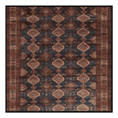 Tapis brun lavable à la machine