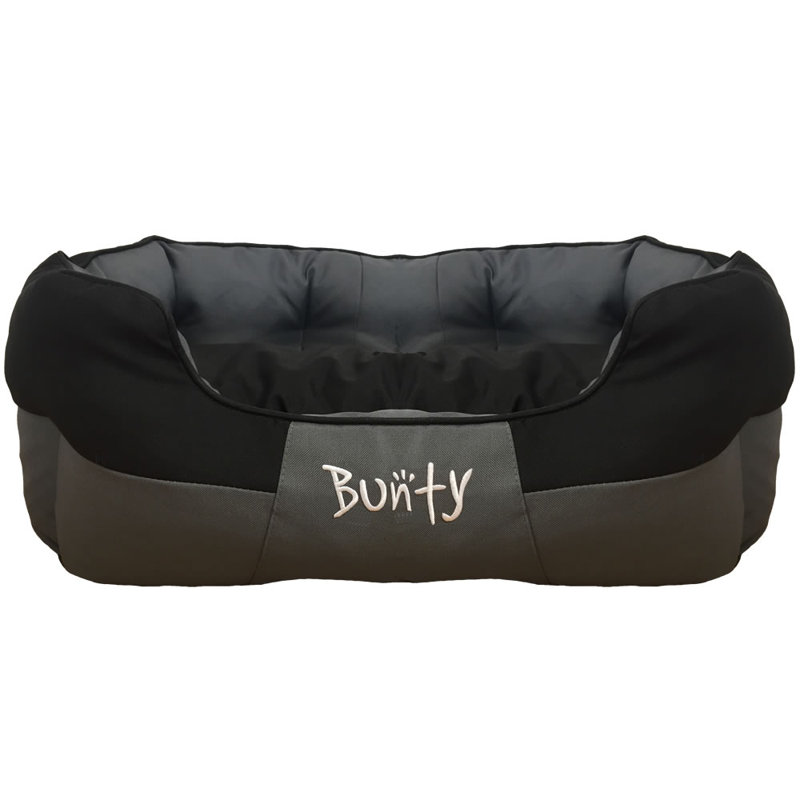 Levesque Polyester Pet Bed, 40cm H x 43cm W x 25cm D, Black