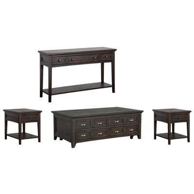 Liz Lift Top Storage Cocktail Table With 2 End Table And Sofa Table