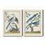 Toile encadrée Pastel Birds V Premium - prête à être accrochée-522629550-522629548