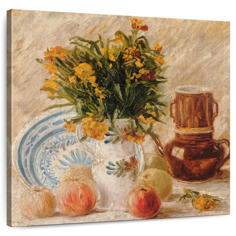 Yarlin nature morte aux pommes, H 10 po x l 10 po
