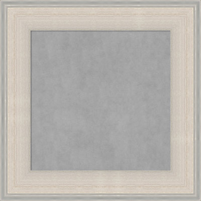 Cottage White Silver Framed Magnetic Board
