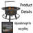TONWIN 33'' W Portable Charcoal Grill