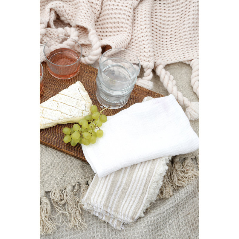 Yountville 100% Cotton Square Napkins, Ocean