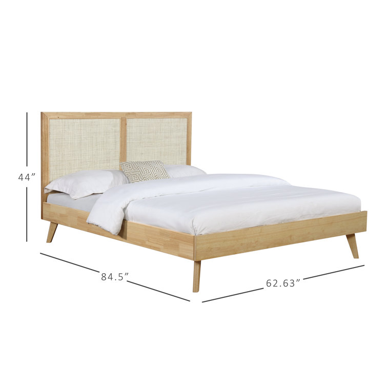 Camille Cane Bed, Low Footboard – THE BEAUTIFUL BED COMPANY