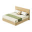 Structure de lit moderne en bois à DEL avec courbes ondulées, éclairage intelligent et structure durable pour un confort ultime-175688007-175688006