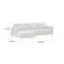 Joshua 3 Seater Corner Sofa -22414223-22414226