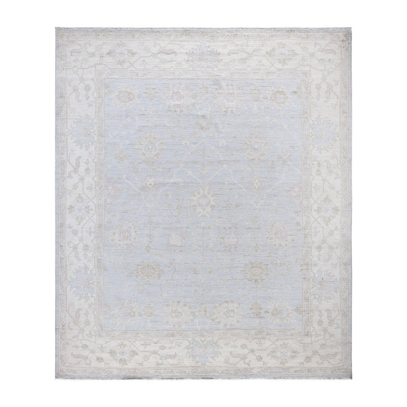 Floral One-of-a-Kind 8' 2" X 9' 6" Hand Knotted Area Rug