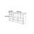 Minimalist multi-functional bookcase side cabinet
