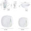 Piece Porcelain China Dinnerware Set - Service for 8